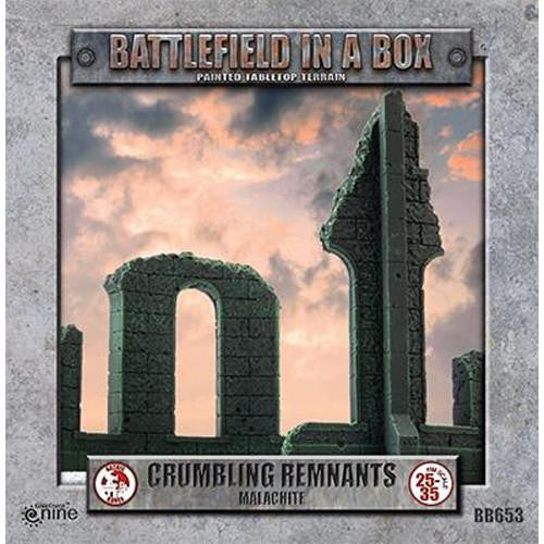 Gale Force Nine Gothic Battlefields: Crumbling Remnants - Malachite (x2)